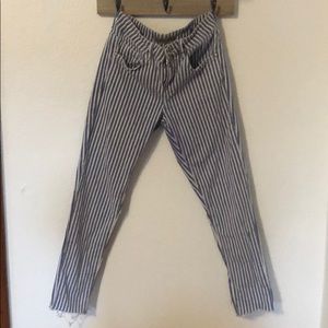 Zara Paris Striped Jeans. Worn only a few times.